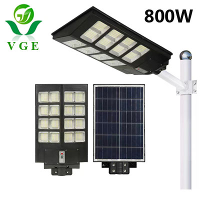 600W 800W 1000W All in One/Integrated Solar LED Street Light with Motion Sensor 